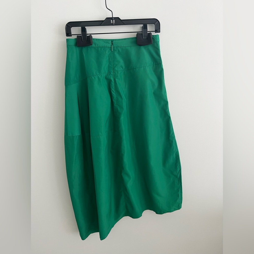 Tibi Italian Sporty Nylon Asymmetrical Balloon Skirt - Picture 3 of 5